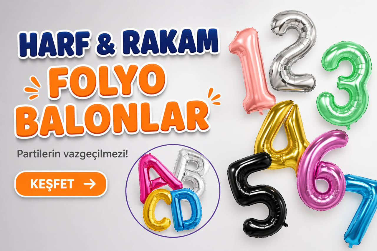 Harf-Rakam Folyo Balonlarımız