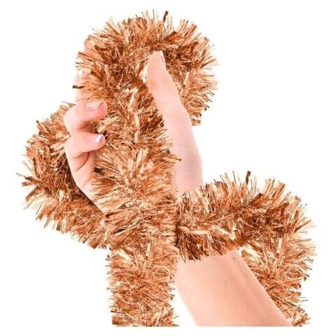 2 MT METALİZE ROSEGOLD SİM SÜS 6,5cm