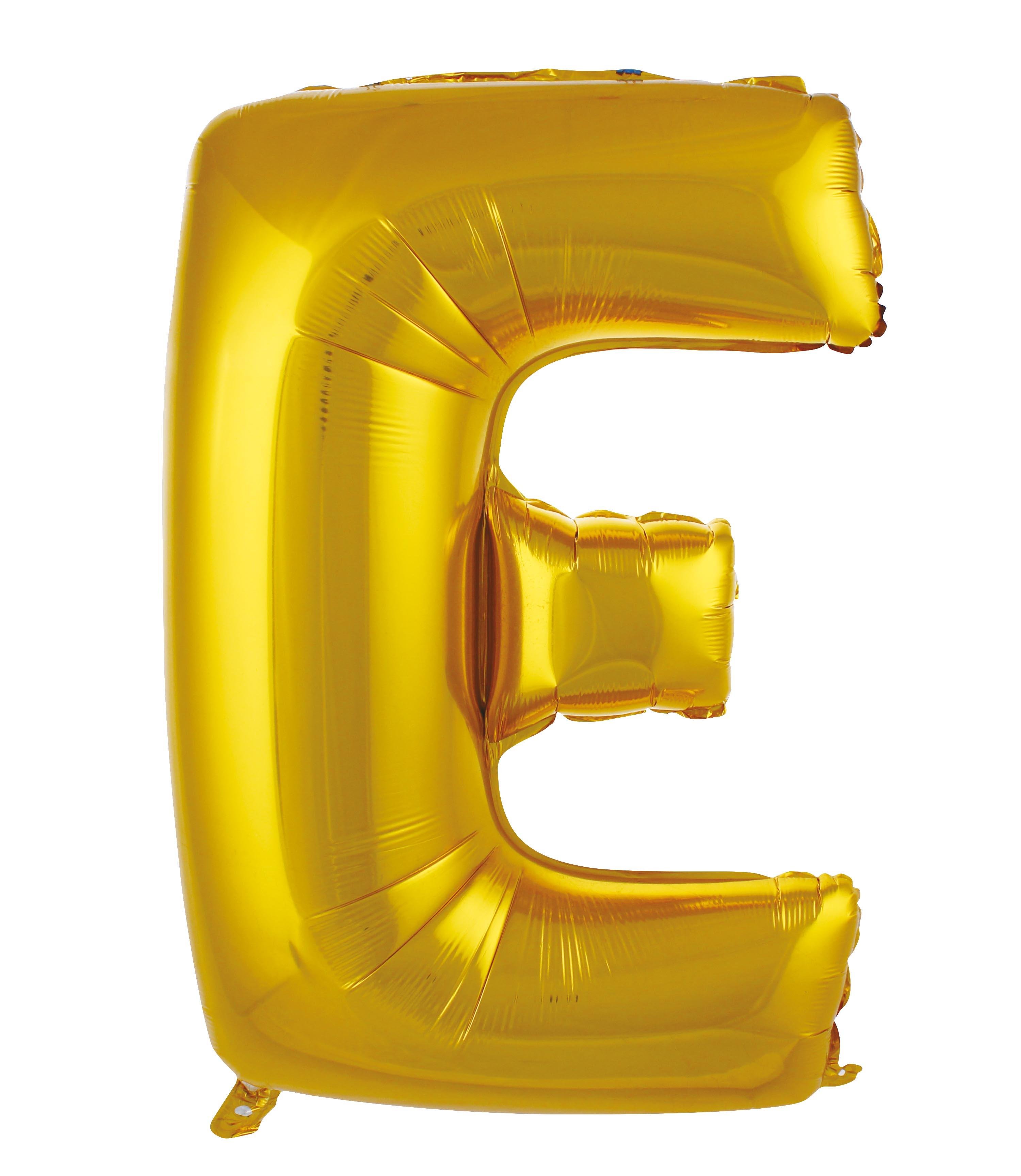 E- HARF 40 İNC GOLD RENK BALON  100 CM