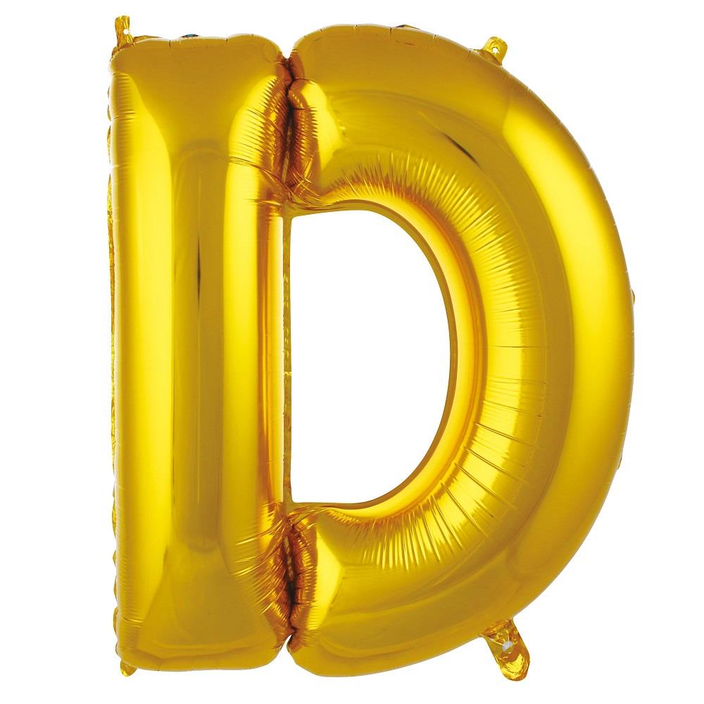 D- HARF 40 İNC GOLD RENK BALON 100 CM