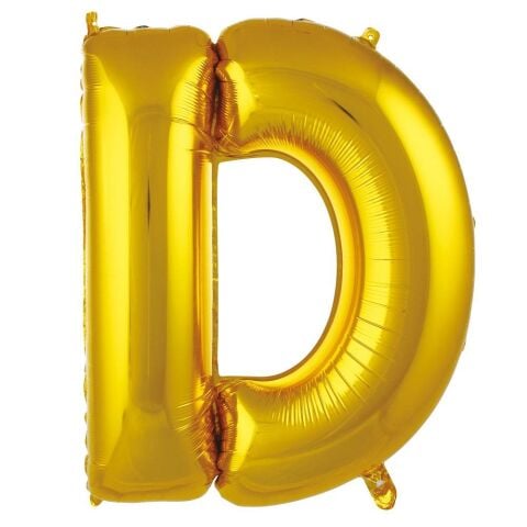 D- HARF 40 İNC GOLD RENK BALON 100 CM