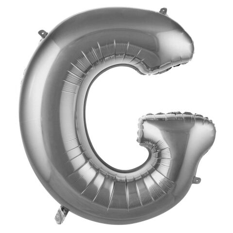 G- HARF 40 İNC GÜMÜŞ RENK BALON 100 CM