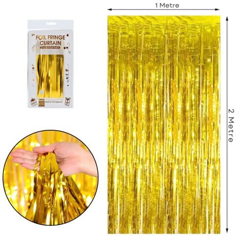 İTHAL METALİZE GOLD ARKA PLAN PERDESİ 2*1m