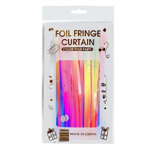 İTHAL METALİZE MAKARON GÖKKUŞAĞI ARKA PLAN PERDESİ 2*1m