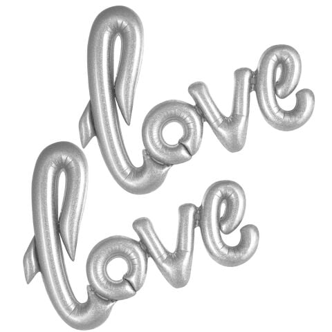 KÜÇÜK LOVE GÜMÜŞ FOLYO BALON 36*54CM