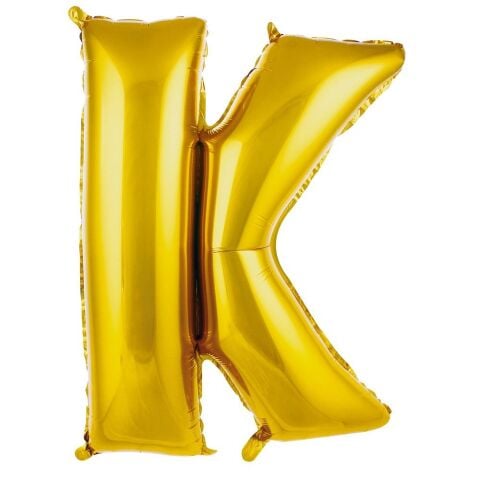 K- HARF 40 İNC GOLD RENK BALON 100 CM