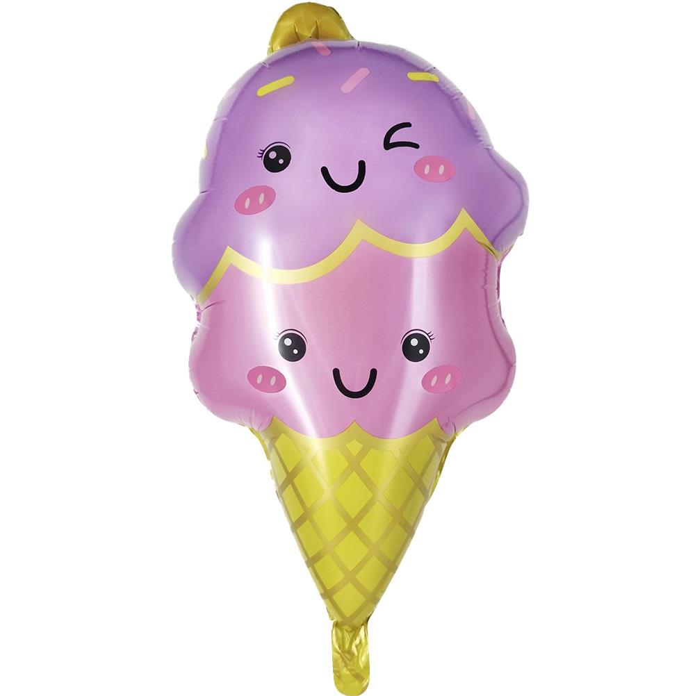 KÜLAH DONDURMA PEMBE FOLYO BALON 39,5*68,5