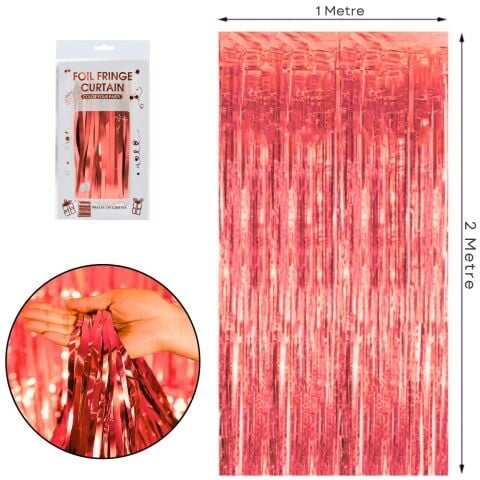 İTHAL METALİZE KIRMIZI ARKA PLAN PERDESİ 2*1m