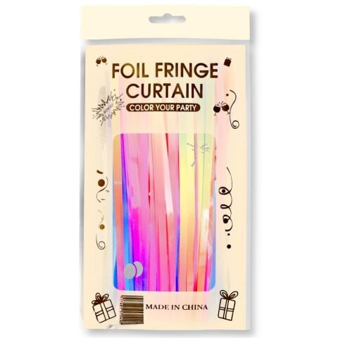 İTHAL METALİZE MAKARON GÖKKUŞAĞI MASA ETEĞİ 70*300cm