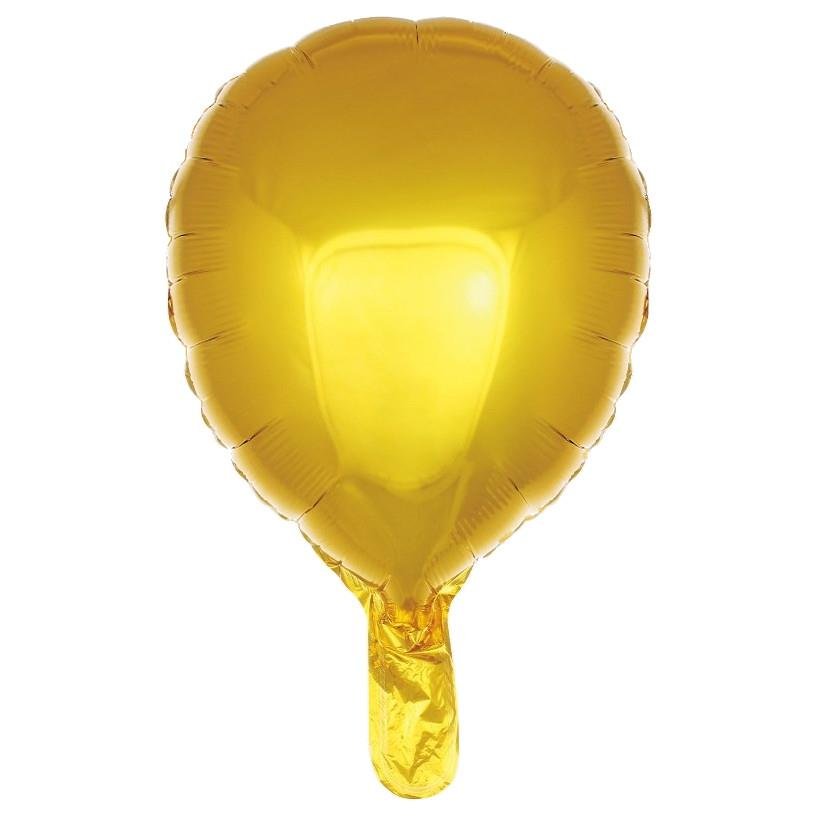 24 İNC LATEKS ŞEKİLLİ GOLD RENK FOLYO BALON