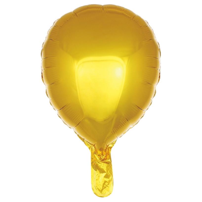 24 İNC LATEKS ŞEKİLLİ GOLD RENK FOLYO BALON