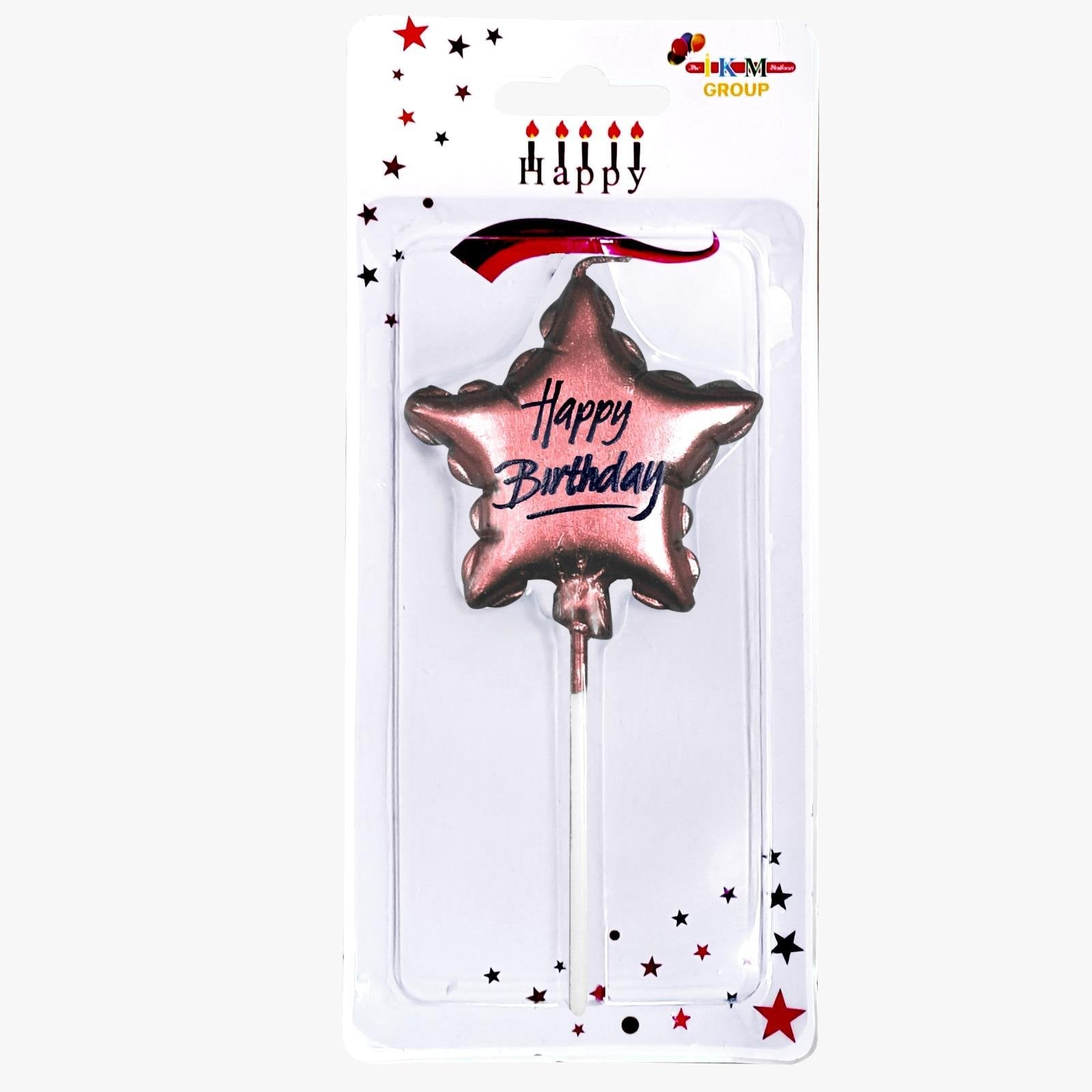 HAPPY BİRTHDAY YILDIZ ROSEGOLD MUM PK:12 KL:480