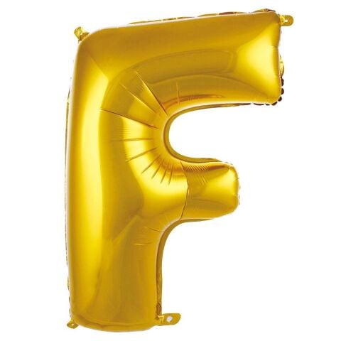 F- HARF 34 İNC GOLD RENK BALON 76 CM
