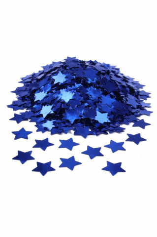 METALİZE BALON İÇİ YILDIZ LACİVERT PUL