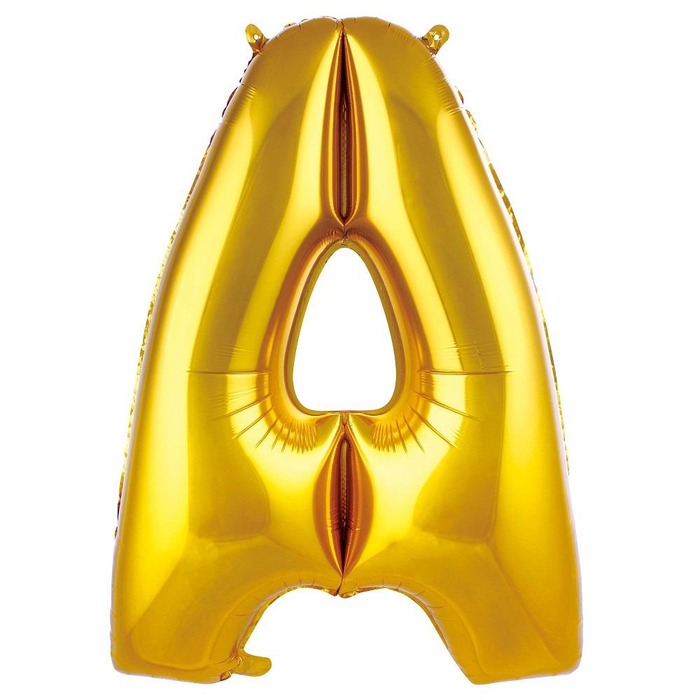 A- HARF 34 İNC GOLD RENK BALON 76 CM