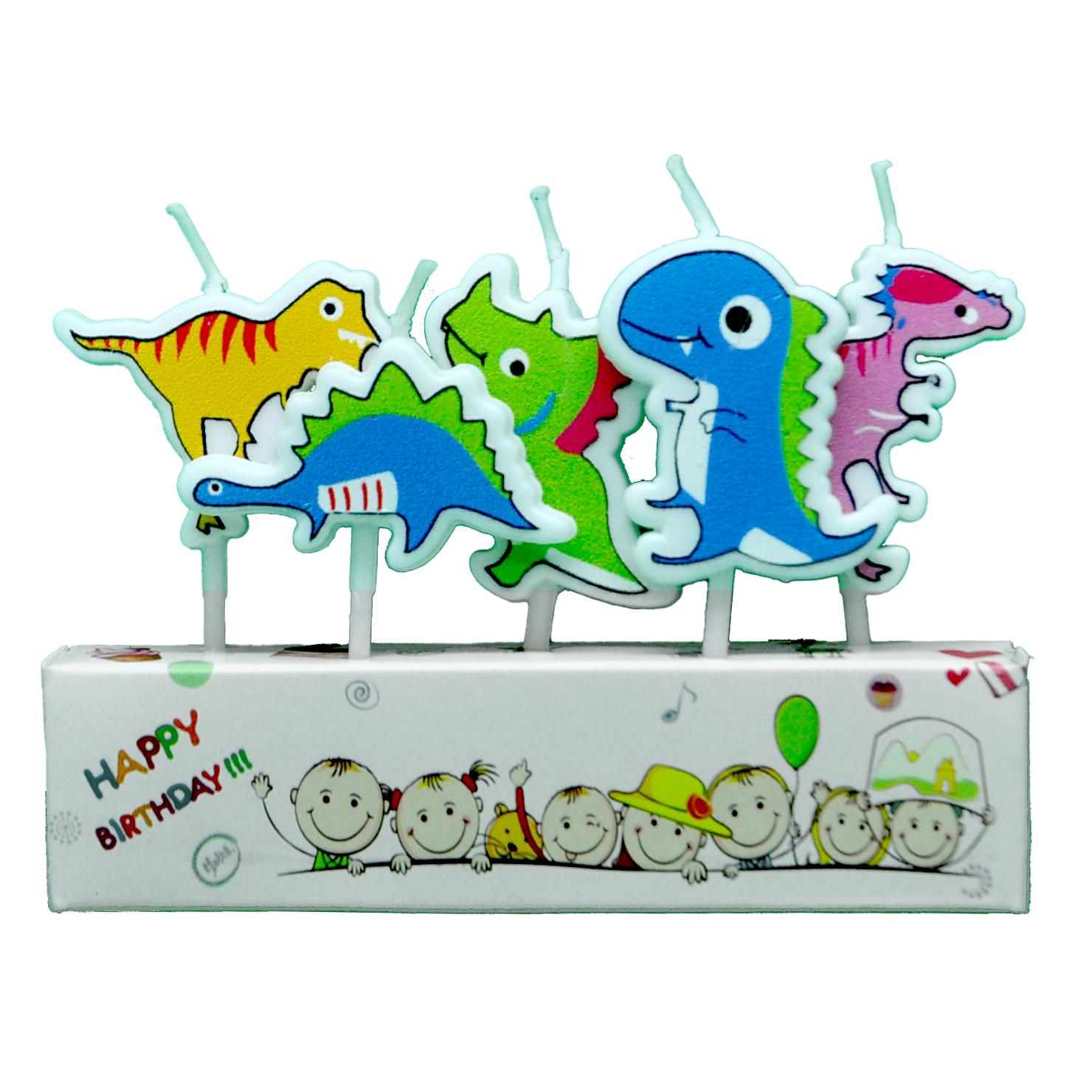 5 Lİ DİNAZOR MUM  PK:12