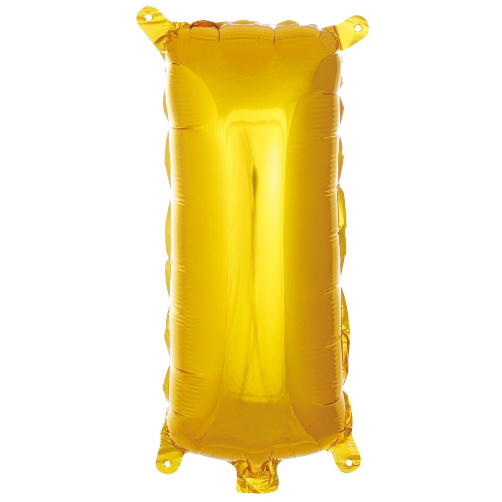 I- HARF 16 İNC GOLD RENK BALON 36 CM