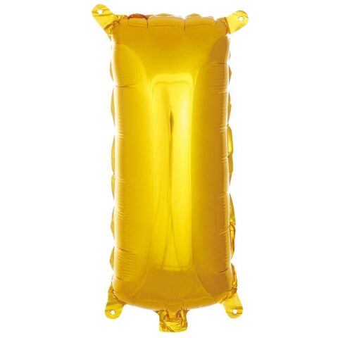 I- HARF 16 İNC GOLD RENK BALON 36 CM