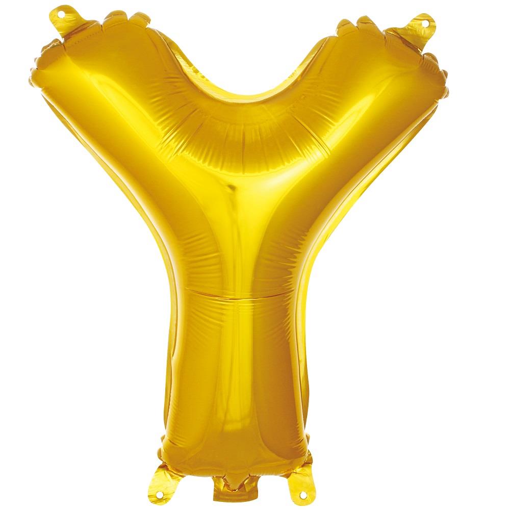 Y- HARF 16 İNC GOLD RENK BALON 36 CM