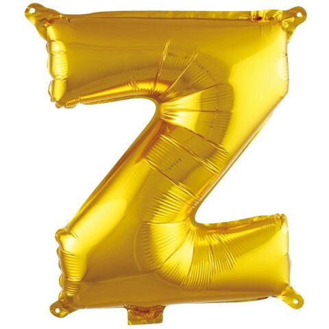 Z- HARF 16 İNC GOLD RENK BALON 36 CM