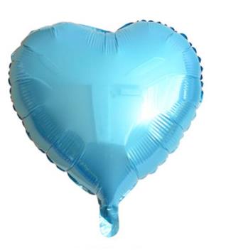 18 İNC KALP LACİVERT RENK FOLYO BALON