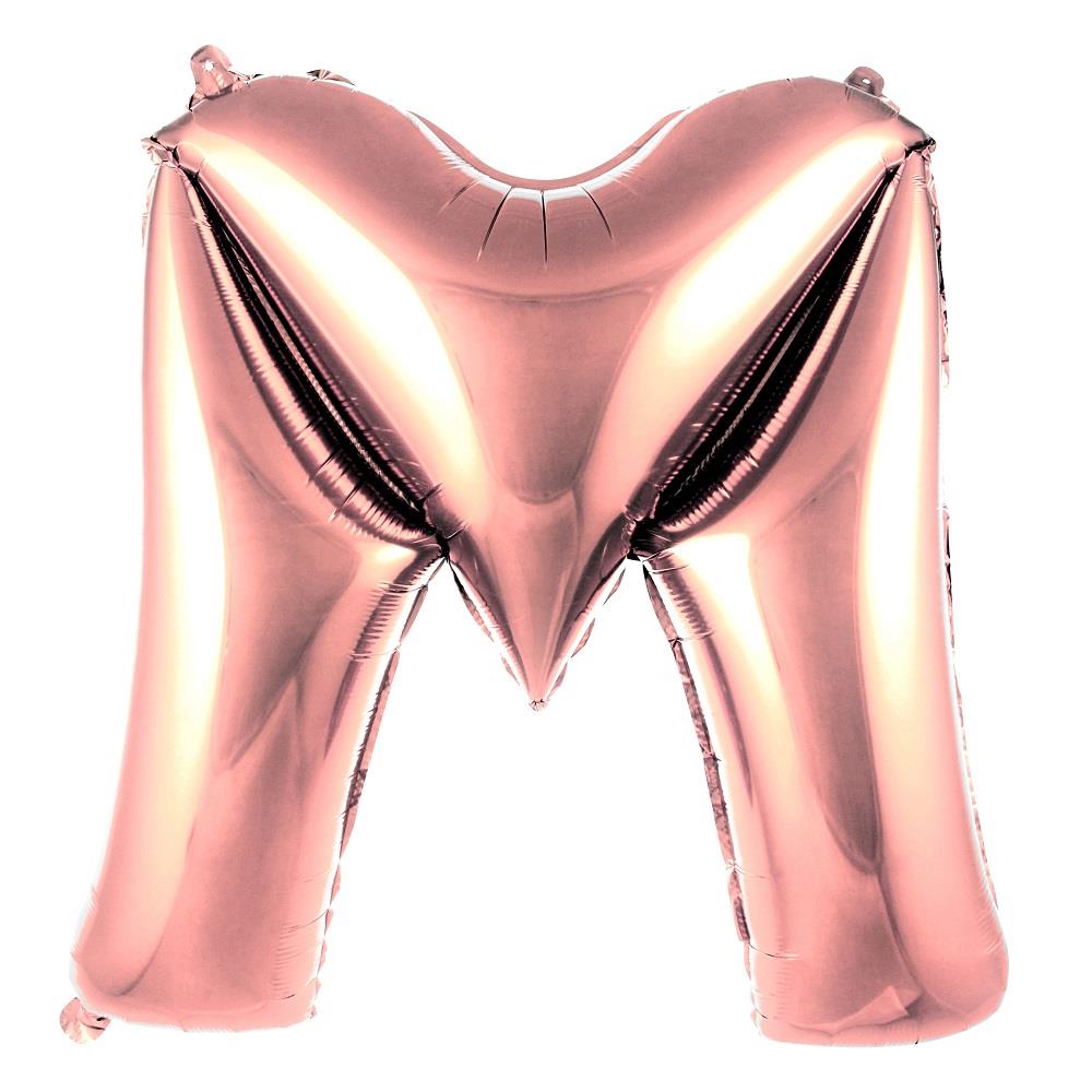 M- HARF 40 İNC ROSEGOLD RENK BALON 100 CM