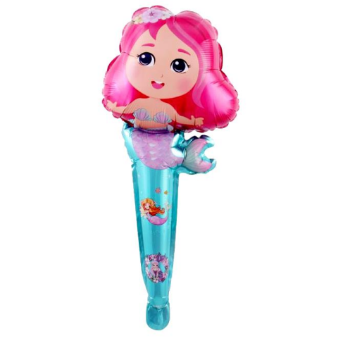 SAPLI DENİZ KIZI FOLYO BALON 26,5*59,5