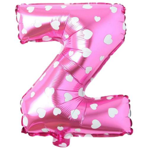 Z- HARF 16 İNC PEMBE RENK BALON 36 CM