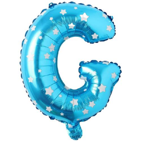G- HARF 16 İNC MAVİ RENK BALON 36 CM