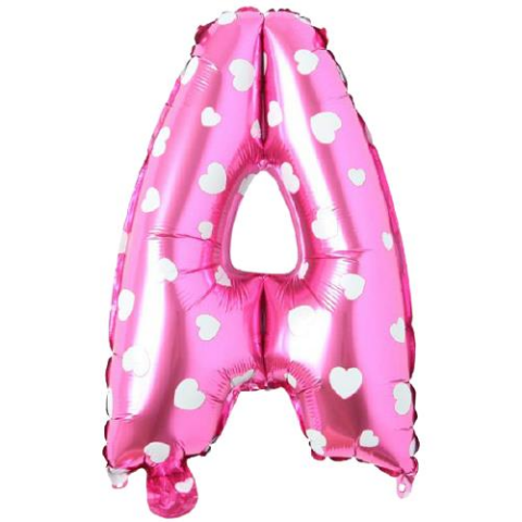 A- HARF 16 İNC PEMBE RENK BALON 36 CM