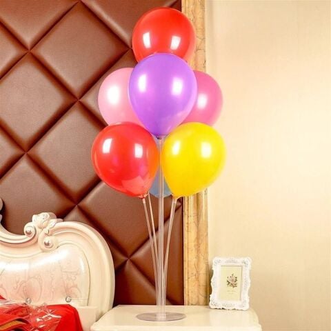 7 Lİ BALON STANDI ŞEFFAF