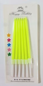 6 LI MAKARON ASETATLI SARI MUM PK:60