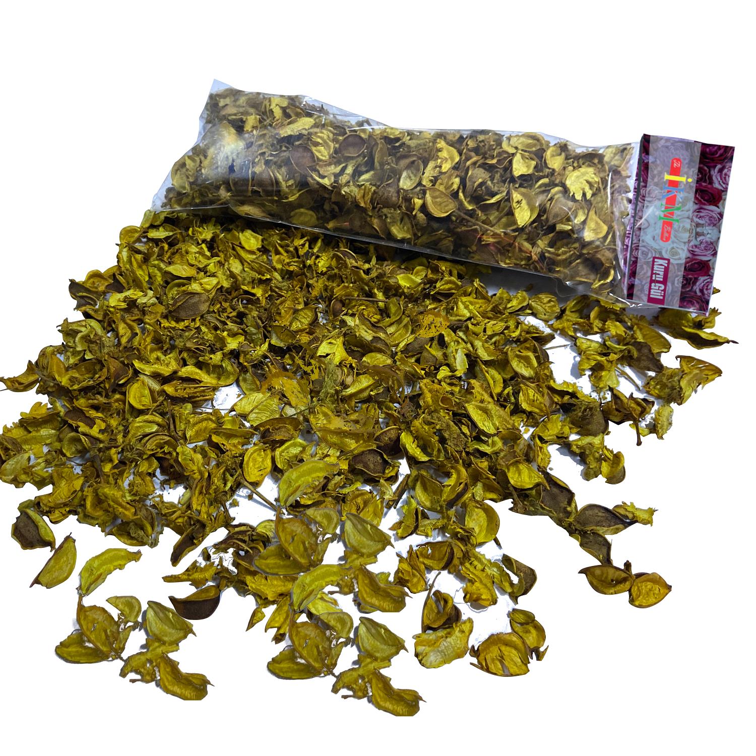 100 GR DEKORATİF SARI GÜL KURUSU