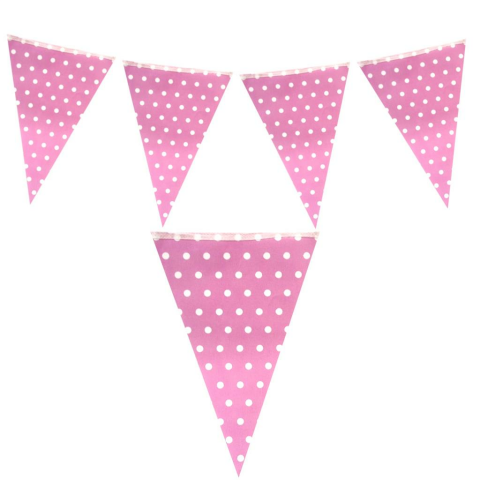 PUANLI PEMBE ÜÇGEN FLAMA