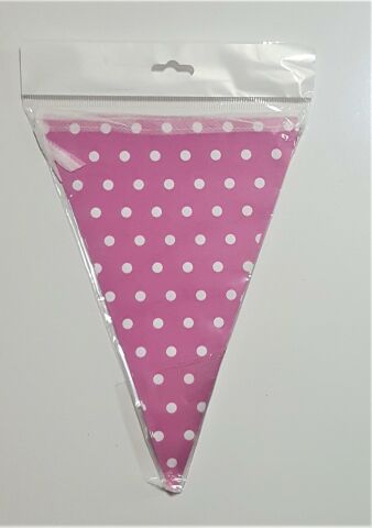 PUANLI PEMBE ÜÇGEN FLAMA