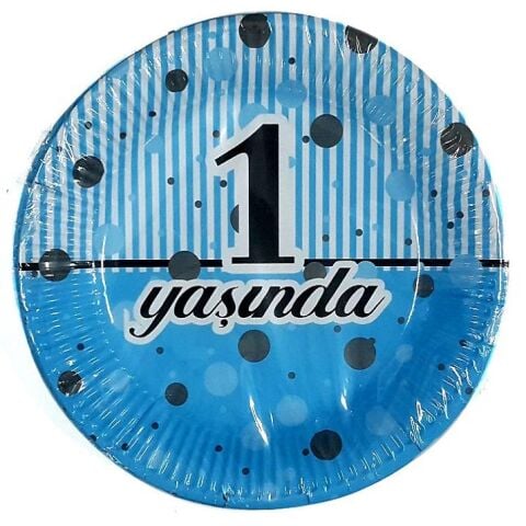 8 Lİ 1 YAŞ MAVİ TABAK