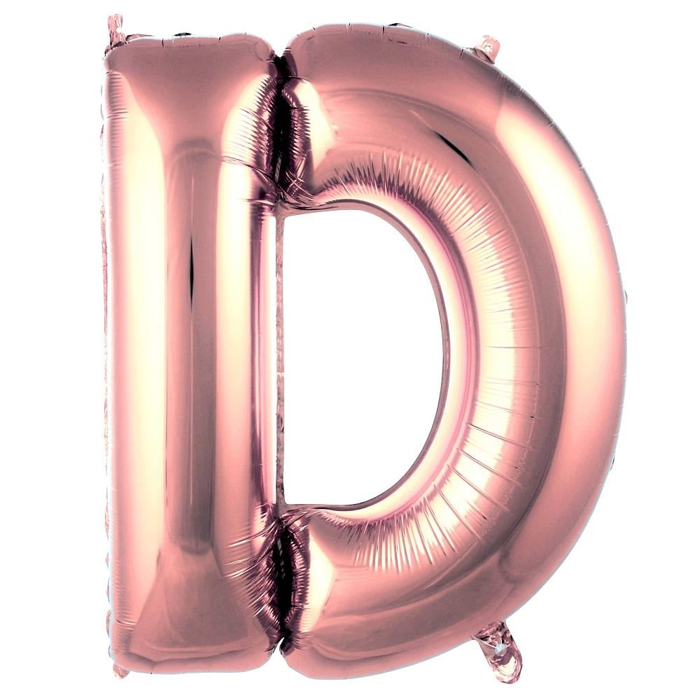 D- HARF 40 İNC ROSEGOLD RENK BALON 100 CM