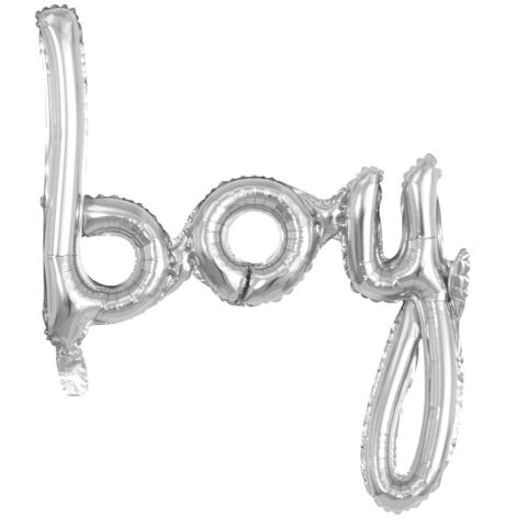 BOY GÜMÜŞ FOLYO BALON 60*69