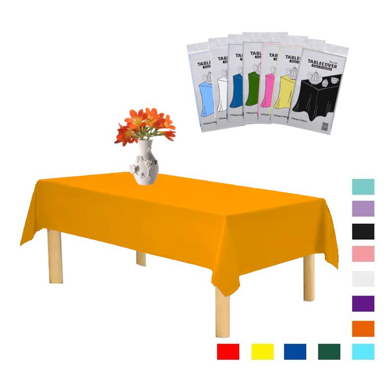 PLASTİK HARDAL SARISI MASA ÖRTÜSÜ 120*180cm