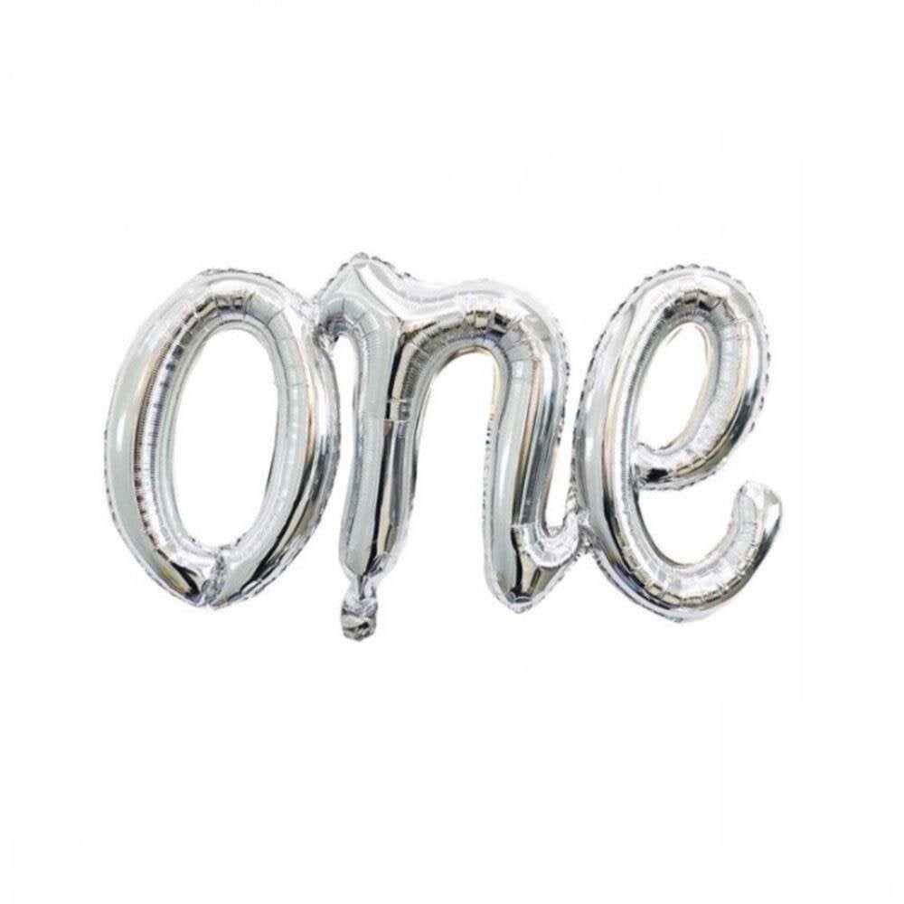 ONE GÜMÜŞ FOLYO BALON  50*107