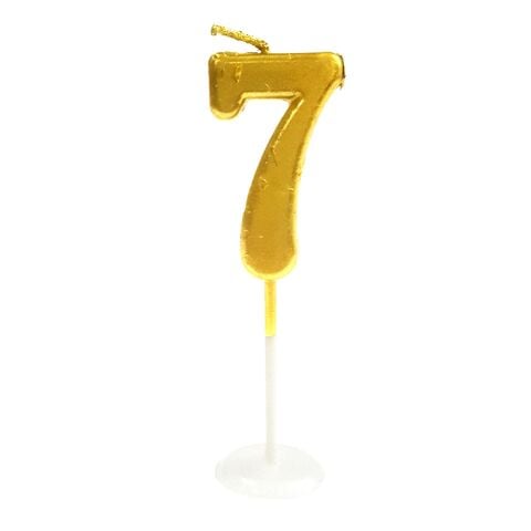 KÜÇÜK BOY 7 RAKAM GOLD MUM 8CM PK:100 KL:1000