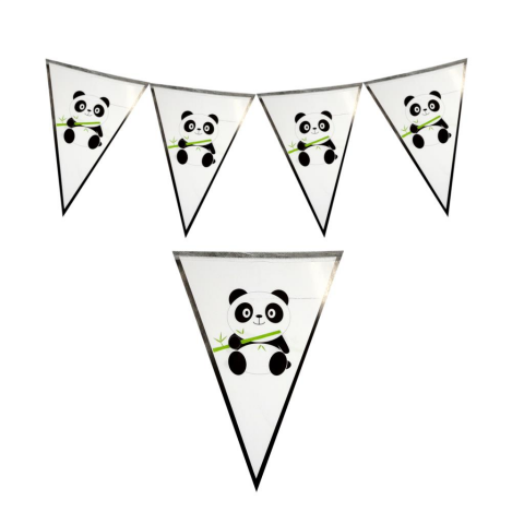 PANDA İYİKİ DOĞDUN ÜÇGEN FLAMA