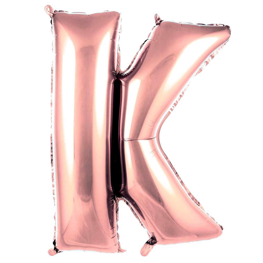 K- HARF 40 İNC ROSEGOLD RENK BALON 100 CM