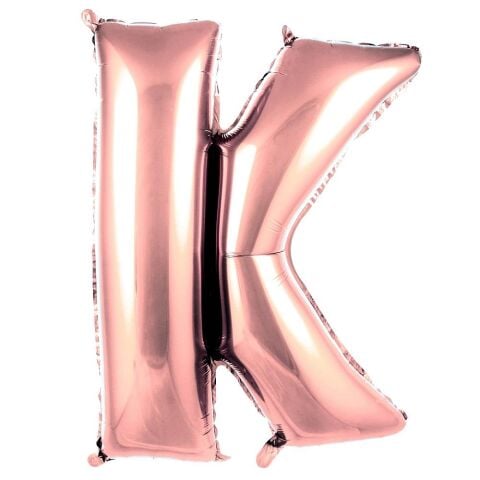 K- HARF 40 İNC ROSEGOLD RENK BALON 100 CM