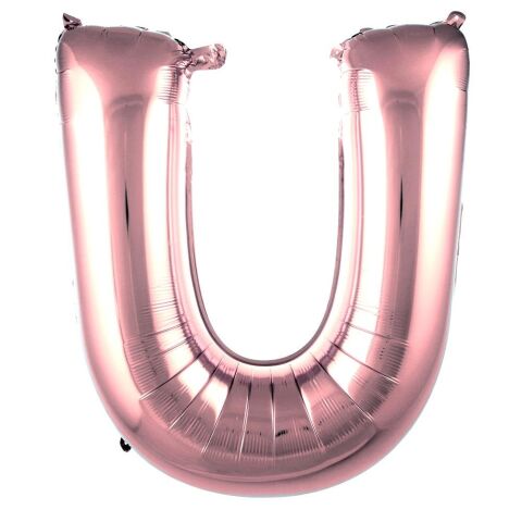 U- HARF 40 İNC ROSEGOLD RENK BALON 100 CM