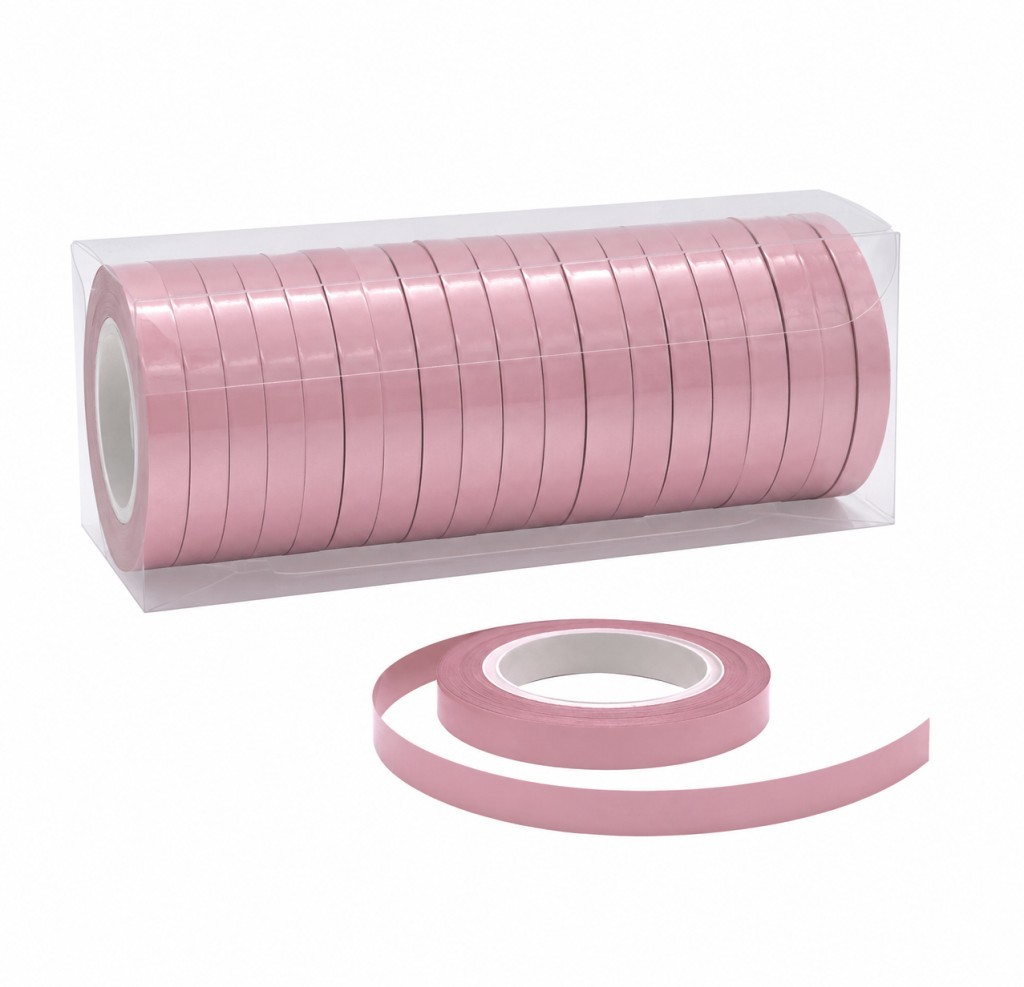 25 MT METALİZE PEMBE RAFYA 20 Lİ