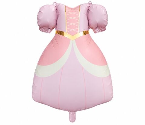 RETRO PEMBE ELBİSE FOLYO BALON 55X73