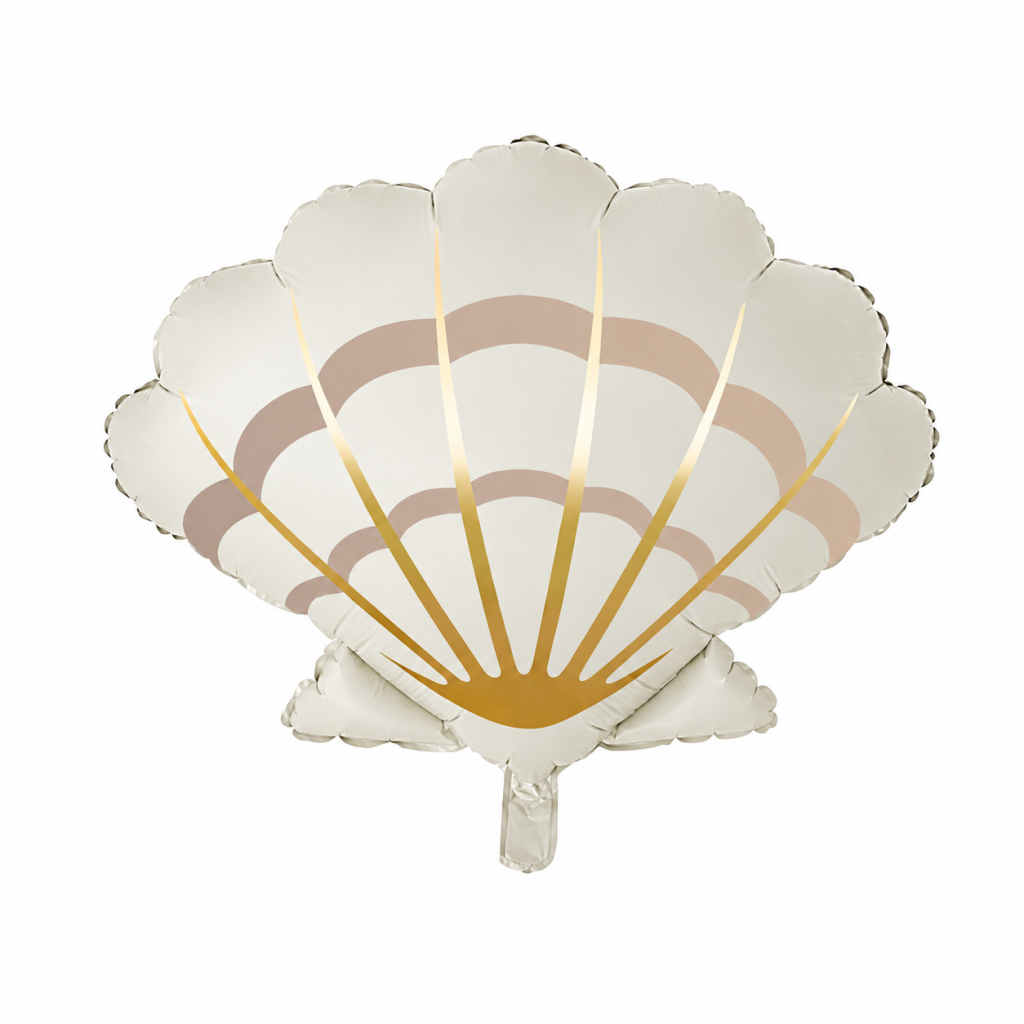 RETRO KREM İSTİRİDYE FOLYO BALON