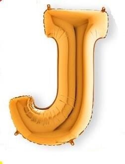 J- HARF 16 İNC GOLD RENK BALON 36 CM