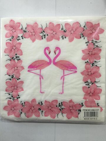 20 Lİ FLAMİNGO PEMBE PEÇETE